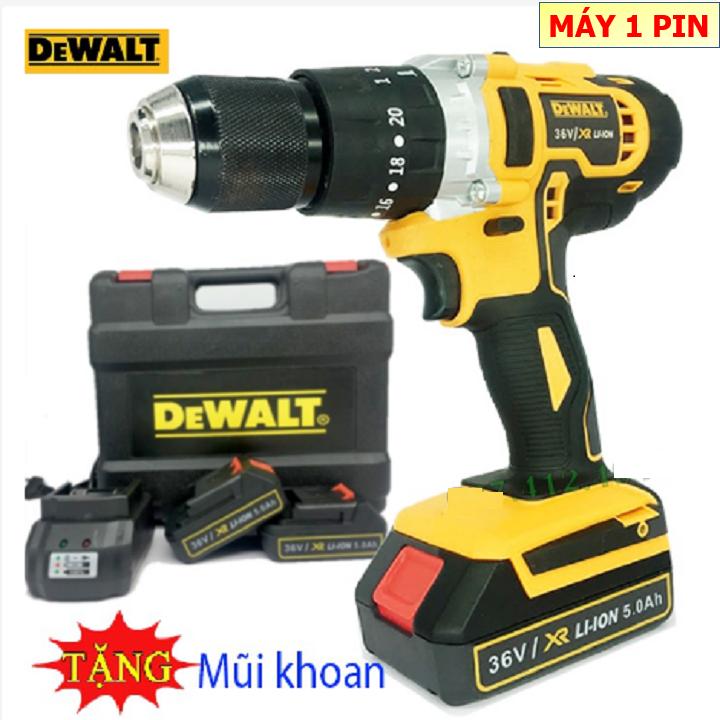 Máy khoan pin, máy khoan bê tông dùng pin dewalt 36v