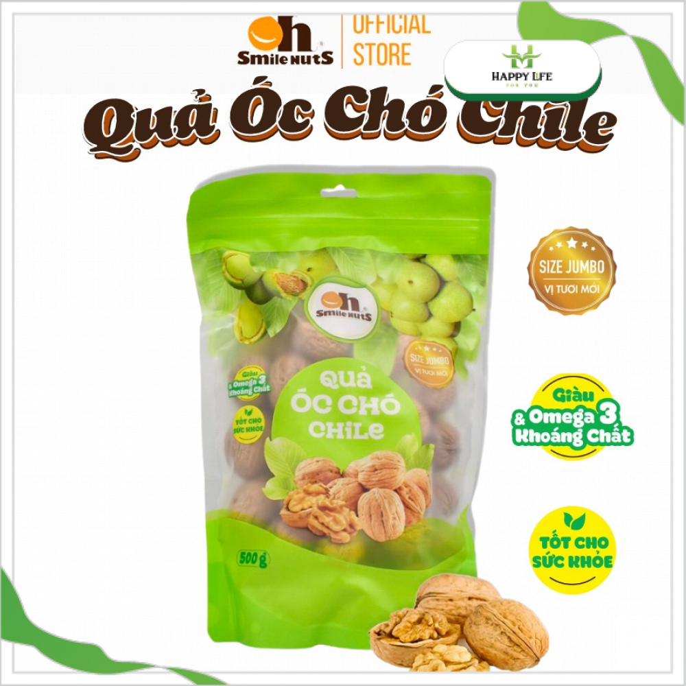 Quả óc chó Chile Smile Nuts - Happy Life 4U