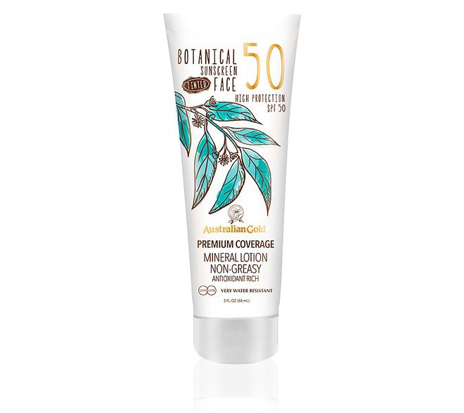 [HCM]Kem chống nắng kiềm dầu Australian Gold Botanical Sunscreen Lotion Tinted Face SPF 50 (89ml)