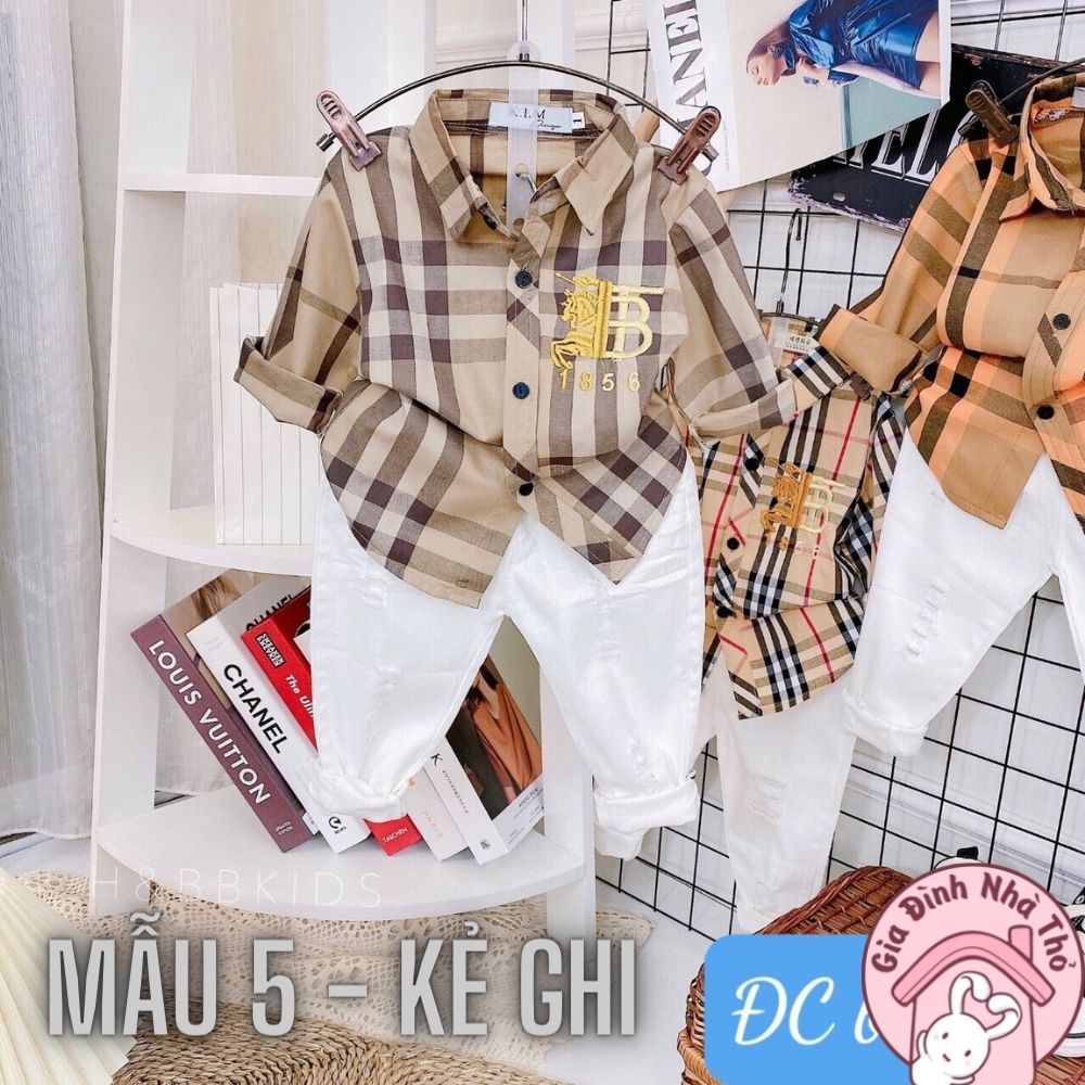 Thông tin về Áo sơmi bé trai chất thoáng mát đi học đi chơi đều đẹp