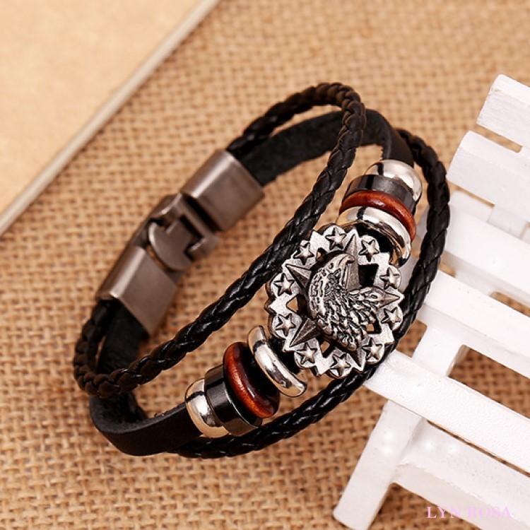 Vòng tay nam hình chim đại bàng vtnam-41