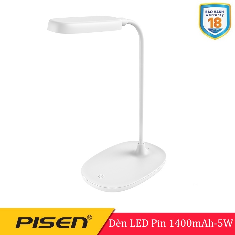 Đèn bàn Led tích điện cảm ứng thông minh Pisen -BH 12 Tháng