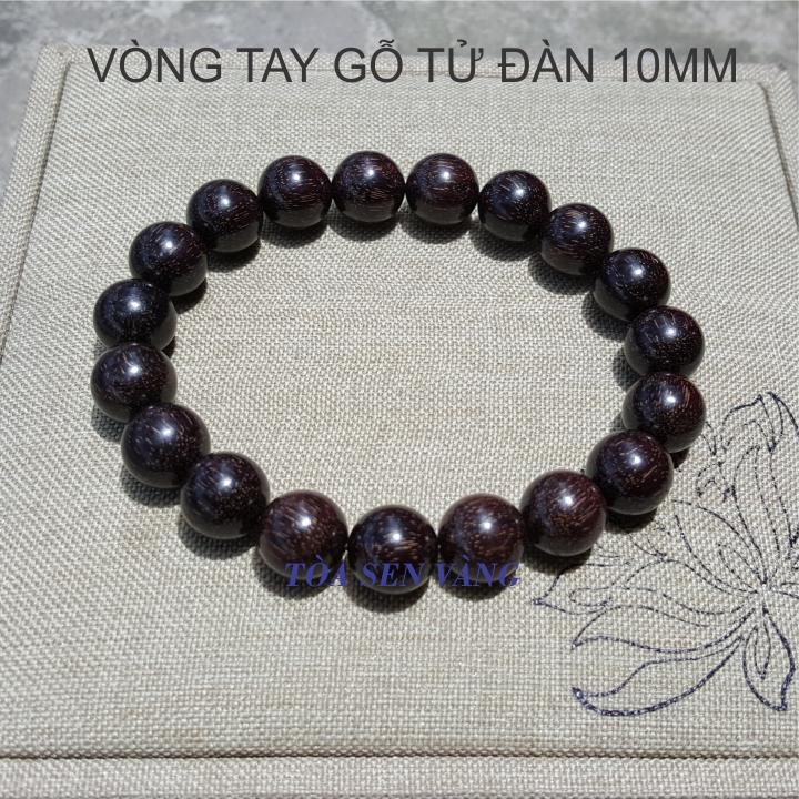 Vòng tay gỗ tử đàn đỏ 10mm
