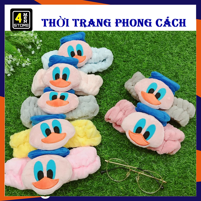 ⚡ Tjll Tjll ⚡ Băng đô / Bờm vịt Donald hoạt hình cực cool - Phụ kiện tóc băng đô turban Vịt 3D dễ thương