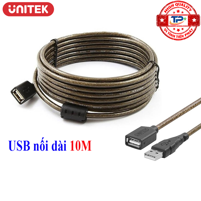 Dây cáp USB nối dài 10m hiệu Unitek y-C429 chuẩn USB2.0