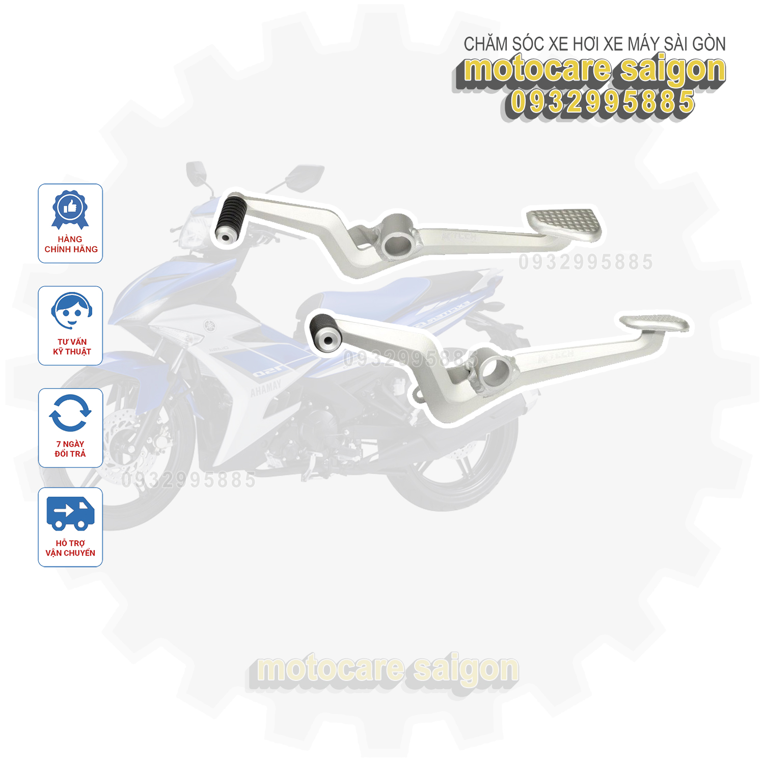 Cần số kiểng K-tech winner V1 cần số thiết kế từ hợp kim nhôm cho xe winner đời đầu có 2 mẫu k-tech hoặc mãu chữ x1r hoặc mẫu sơn đen cho winner X