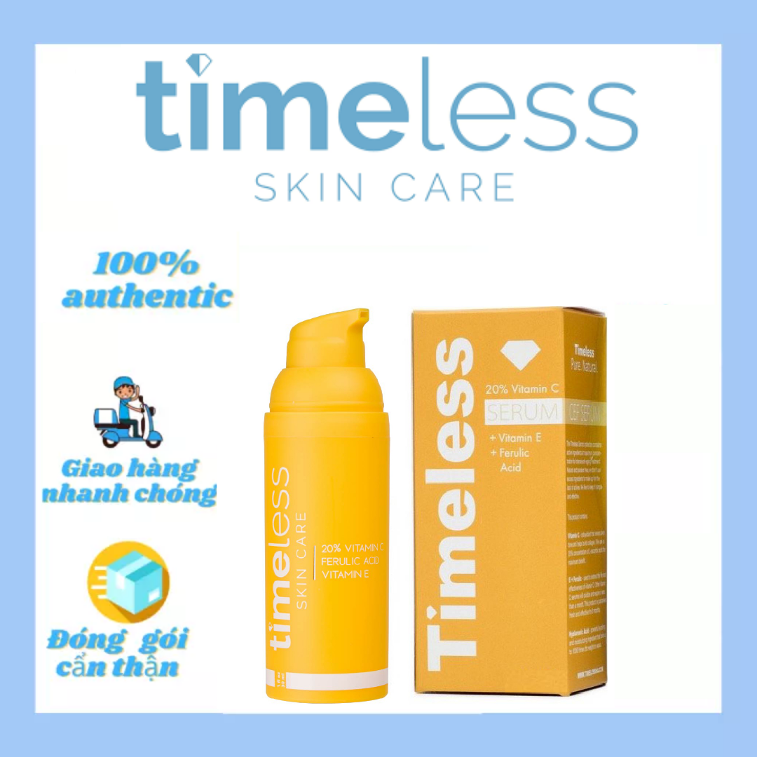 [HCM][Size 15ml] Tinh Chất Dưỡng Da Timeless 20% Vitamin C + E Ferulic Acid Serum
