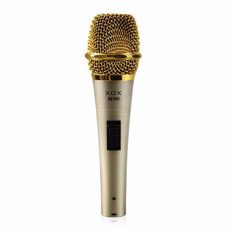 Micro Condenser XOX M400 Hát Karaoke Micrô tụ điện có dây cầm tay Cardioid