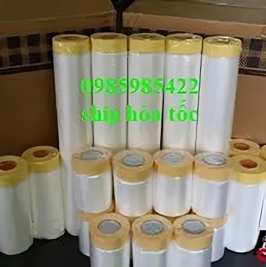 Băng keo nilon che sơn che bụi che chắn nhà cửa sonquangphu8856