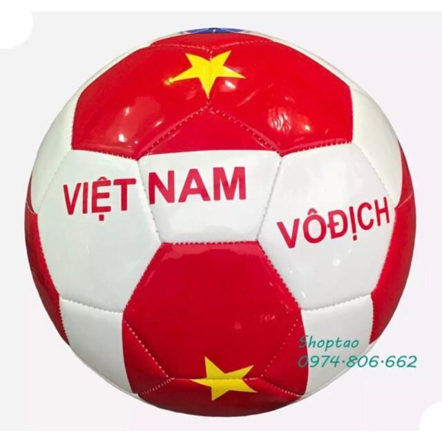 (CHÍNH HÃNG) Bóng đá Động Lực số 4 số 5 hình Việt Nam vô địch (Tặng kim bơm bóng)