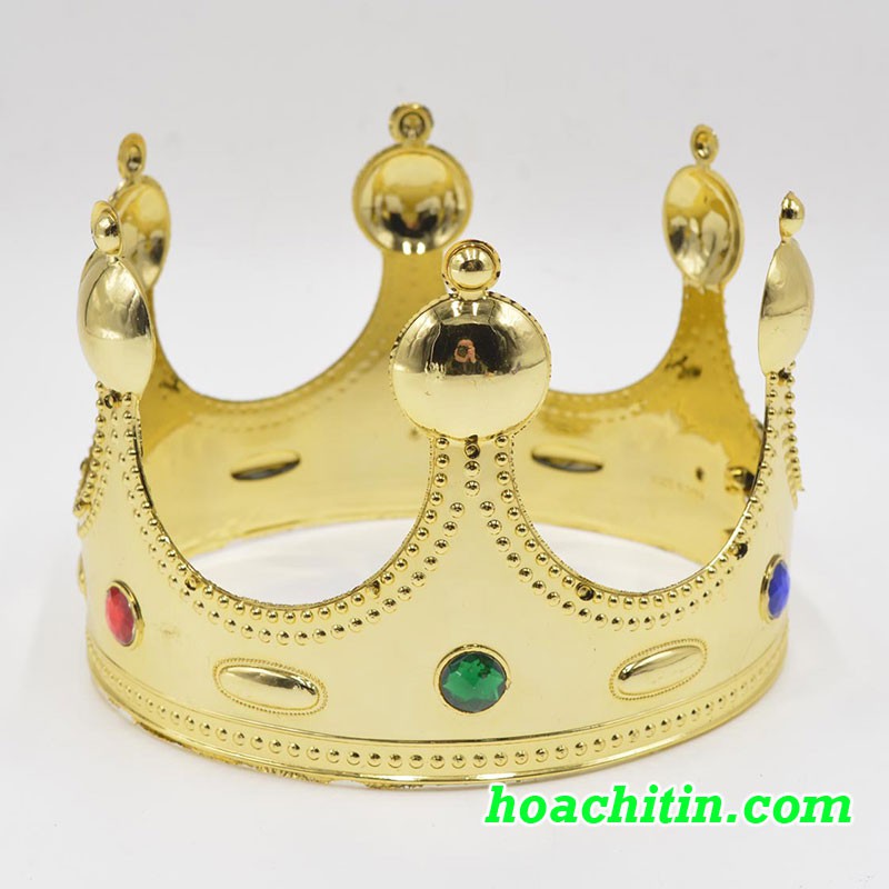 Vương Miện Nhà Vua King Crown Vàng Cosplay
