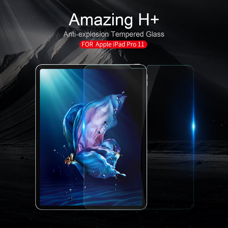 Kính cường lực cho iPad Pro 11 2020 / iPad Pro 11 2018 hiệu Nillkin Amazing H+ Pro