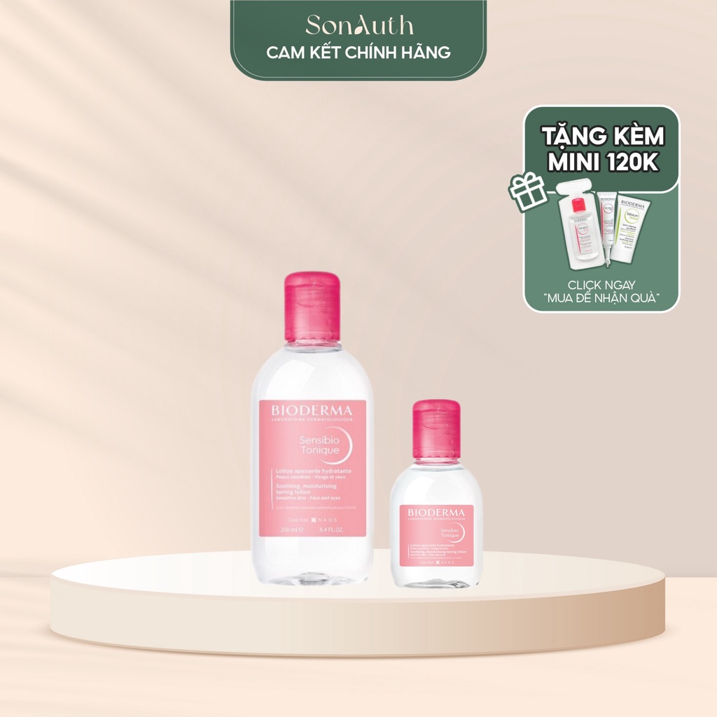 Nước hoa hồng Bioderma Sensibio Tonique
