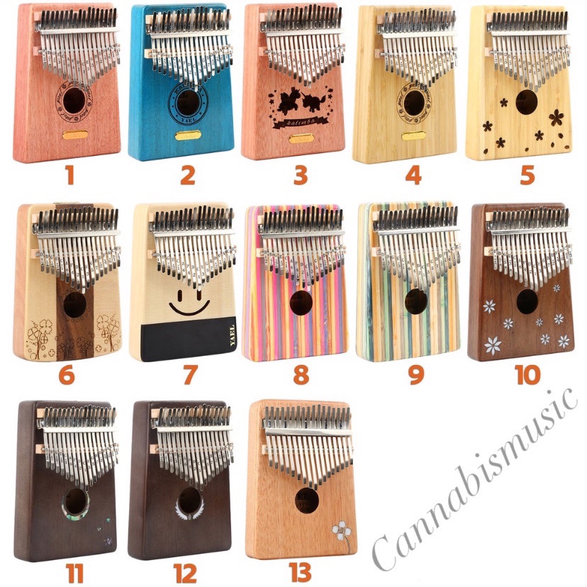 Đàn Kalimba Yael 17 Phím Y17  Tone C Giá Rẻ - Full Phụ kiện