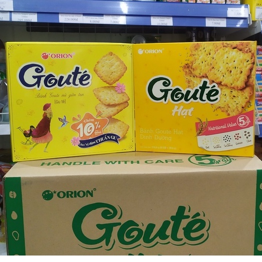 Bánh goute mè hộp/hạt hộp 288g