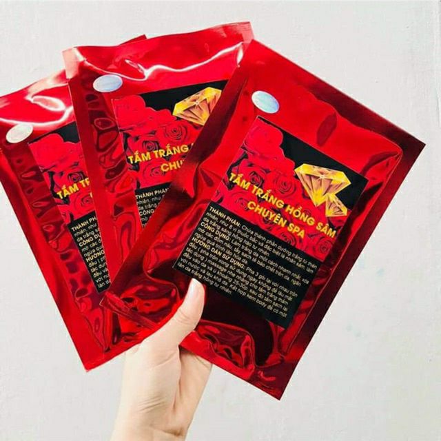 [HCM]10 gói tắm hồng sâm cam kết hàng đúng mô tả đa dạng mẫu mã màu sắc chất lượng đảm bảo an toàn