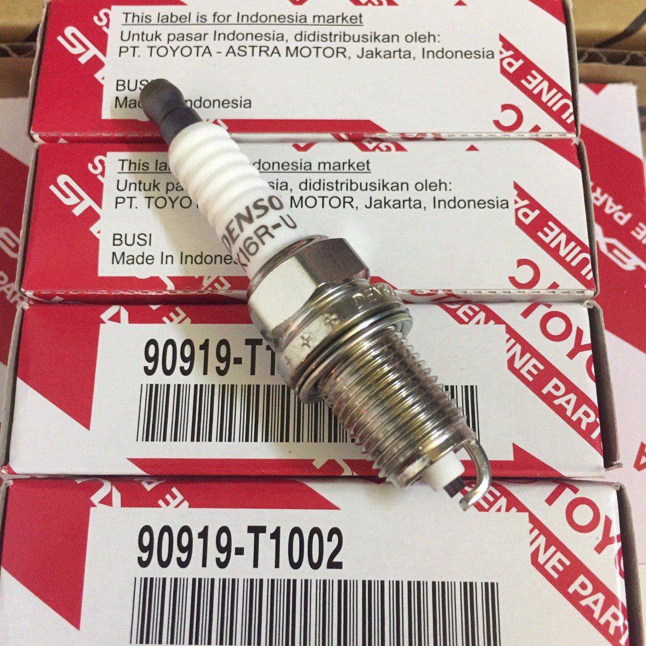 Bugi toyota vios yaris 2008-2013 90919-t1002 k16r-u bảo hành 30000 km
