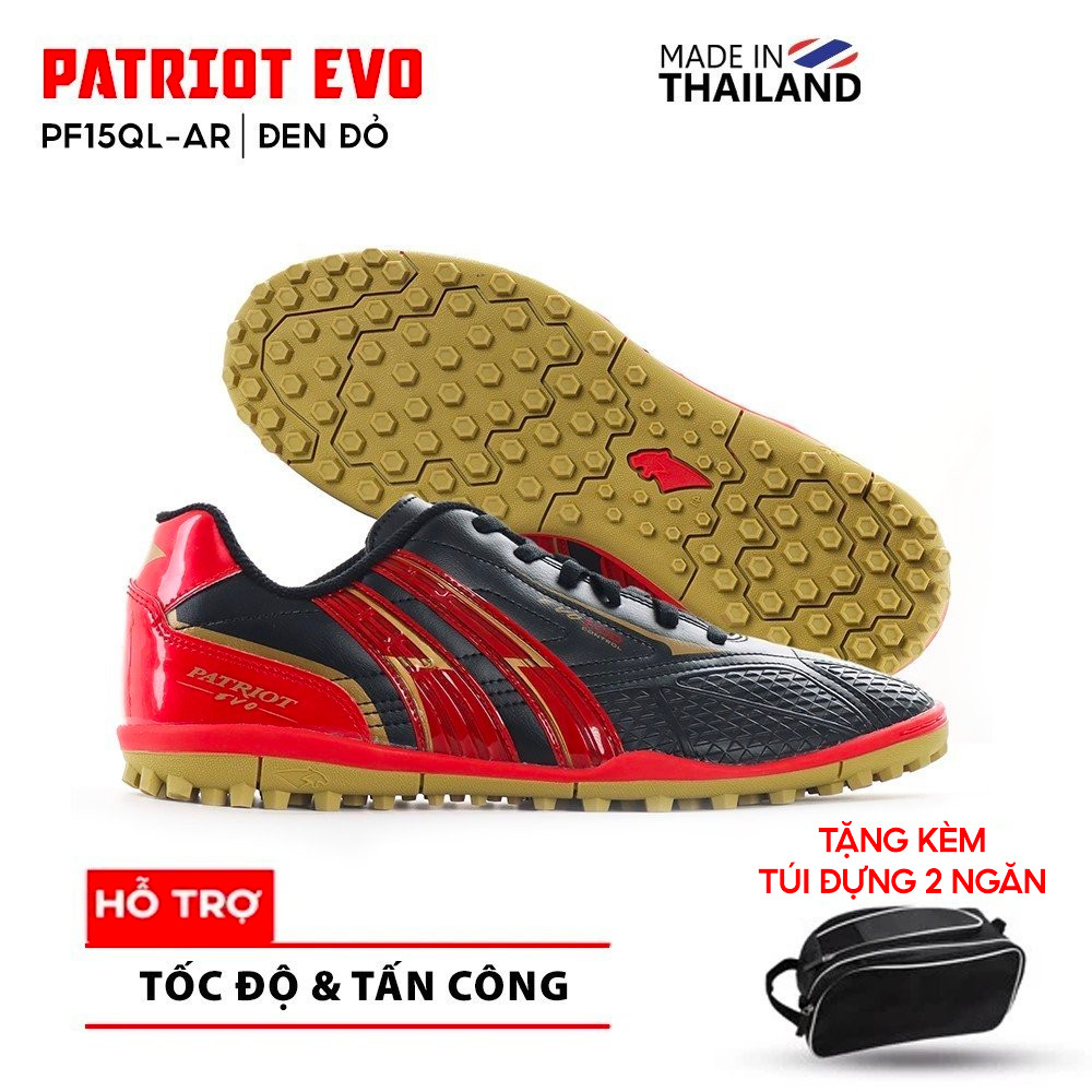 Giày Đá Banh Pan Thái Lan sân cỏ nhân tạo Patriot Evo Pod Control TF