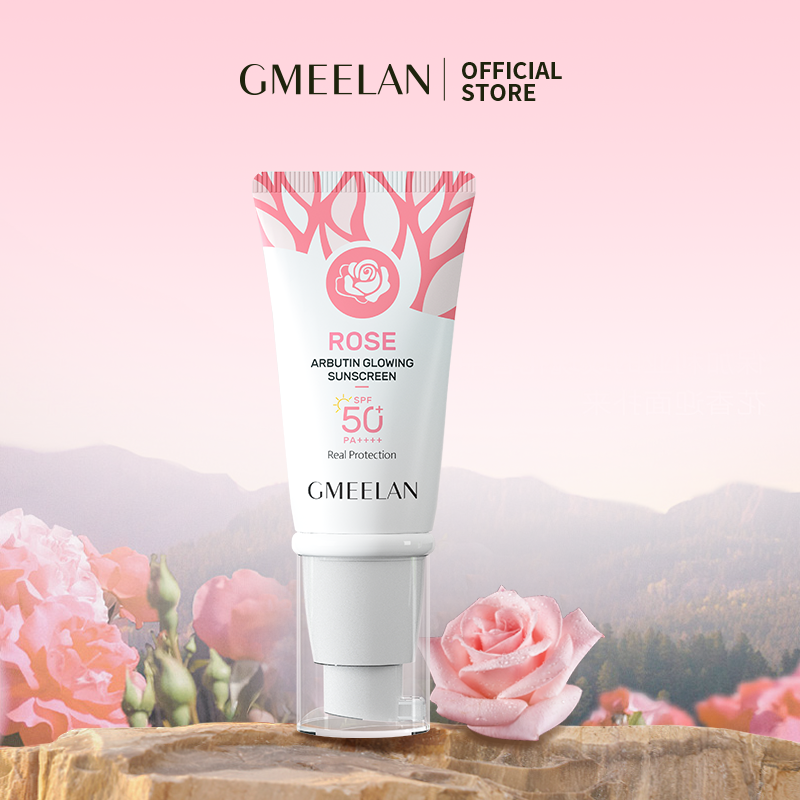 GMEELAN Chiba Rose Kem chống nắng 30g Whitening Sunscreen SPF50+ PA++++, làm trắng chuyên sâ, Alpha-arbutin Hàn Quốc