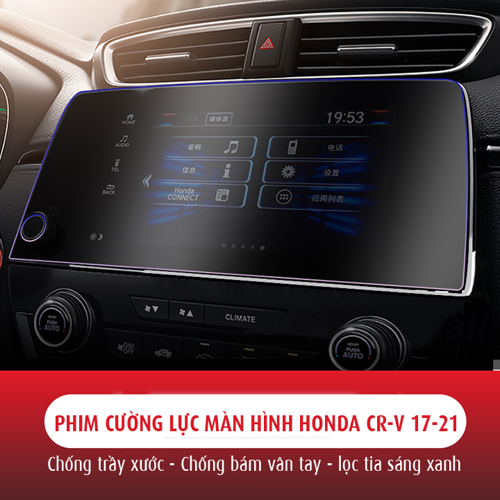 Phim cường lực dán màn hình xe ô tô Honda CRV 2018-2022
