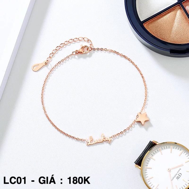 [SIÊU HOT] LẮC CHÂN TITAN MẠ VÀNG 18K SANG TRỌNG CÁ TÍNH -  LẮC CHÂN MẠ VÀNG 18K SAO LUCKY - LẮC CHÂN TITAN MẠ VÀNG 18K PHONG CÁCH HÀN QUỐC - CAM KẾT ĐẢM BẢO CHẤT LƯỢNG