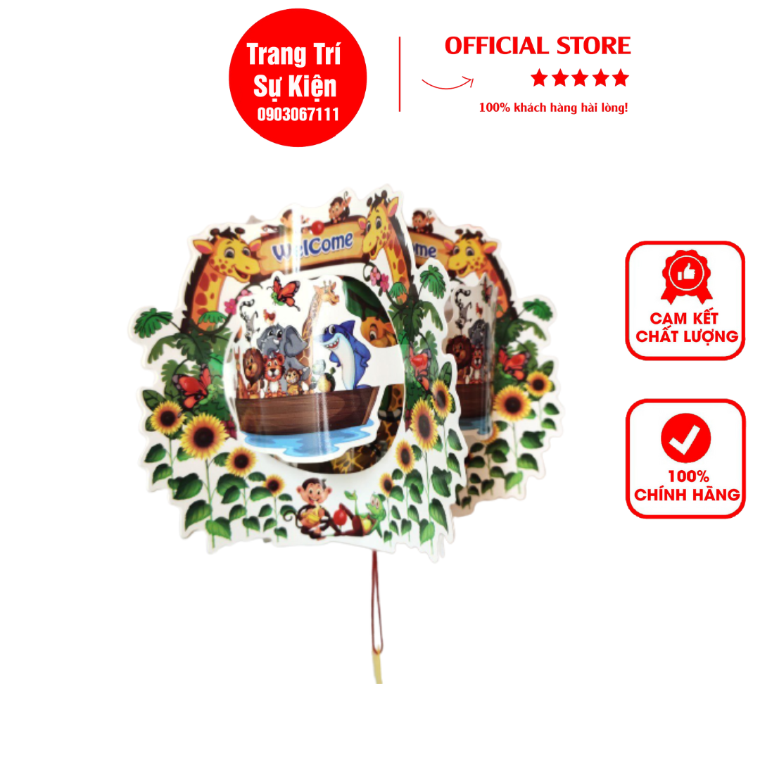 Lồng đèn trung thu nhựa có đèn nhạc cho trẻ vui chơi giá rẻ