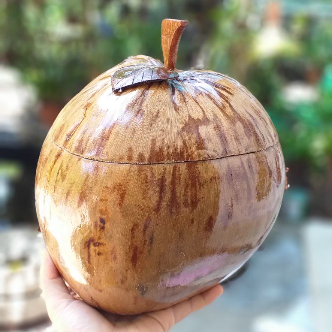 Quả dừa giữ nhiệt bình trà