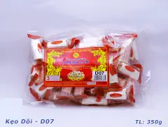 Kẹo dồi lạc Thanh Lan chính hiệu đặc sản Nam Định, kẹo dồi gói giòn thơm D07 ( 350g )