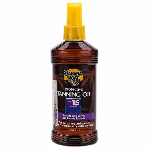 Dầu tắm nắng bảo vệ da Banana Boat Protective Tanning Oil SPF4/SPF8/SPF15 236ml (Mỹ)