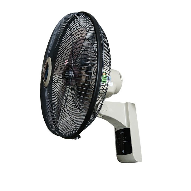 Quạt treo tường điều khiển từ xa Lioa QT-409KWH sử dụng vòng bi bền vĩnh cửu hoạt động êm ái godsend
