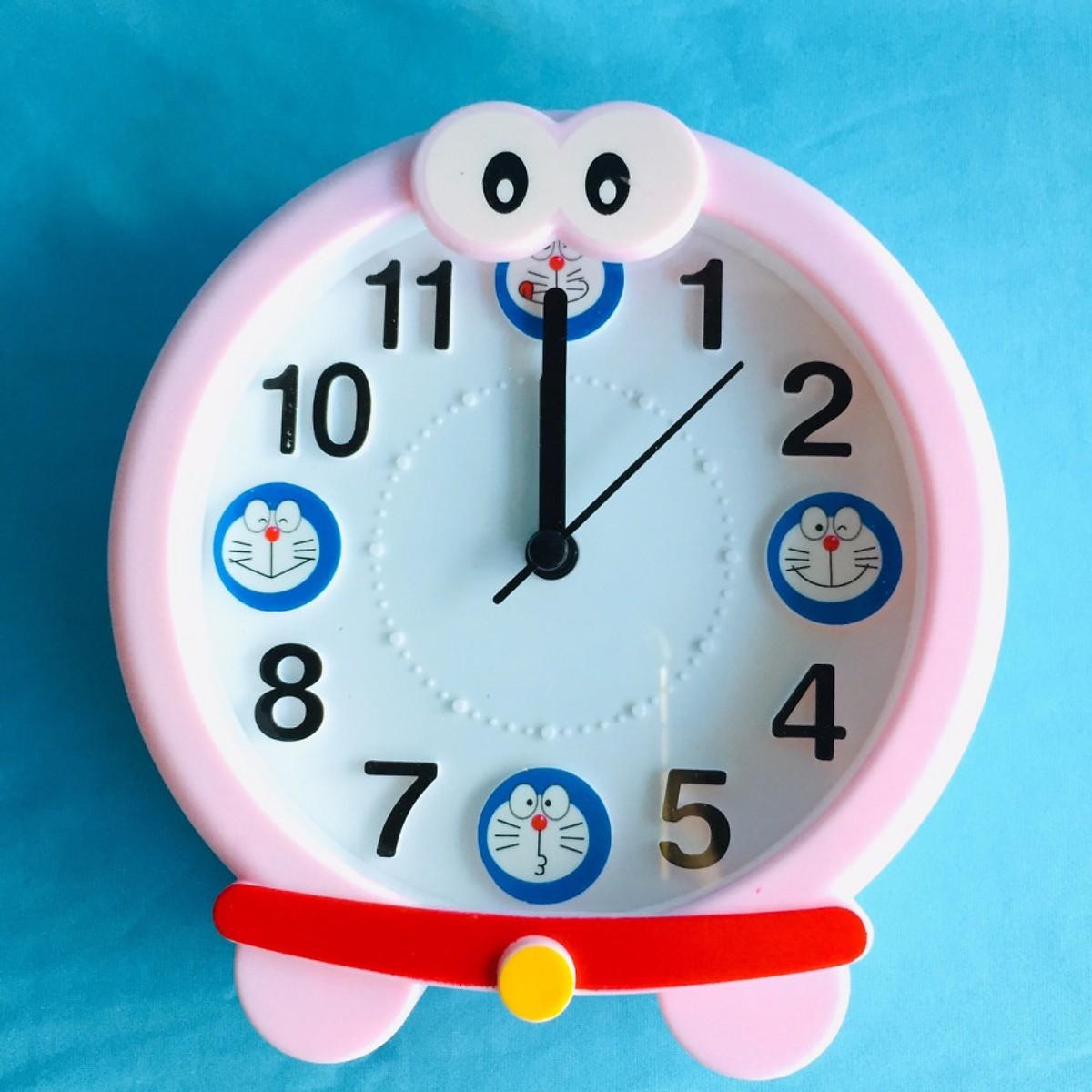 [HCM]Đồng hồ báo thức để bàn Doremon 3164 ( hồng)