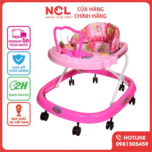Xe Tập Đi Nhựa Chợ Lớn L3 Con Tôm (Có nhạc) Dành Cho Bé Từ 6 - 12 Tháng - M1390B-XTĐ