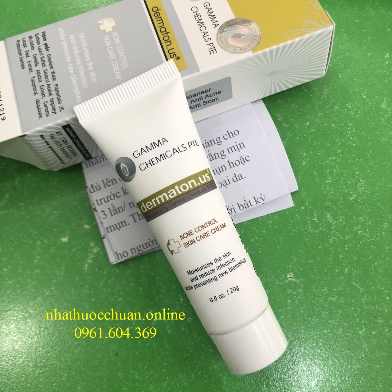 Dermaton us 20gr kem mụn