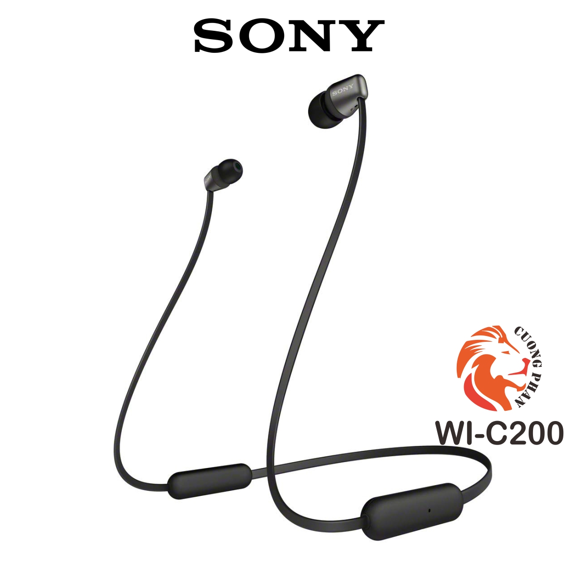 Tai nghe in-ear bluetooth sony wi-c200 - hãng phân phối chính thức