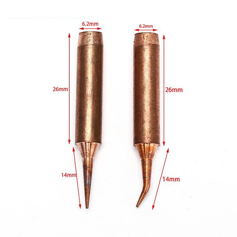 Đầu mỏ hàn 900m-t-i/900m-t-is bằng đồng - đầu mũi hàn thẳng/cong