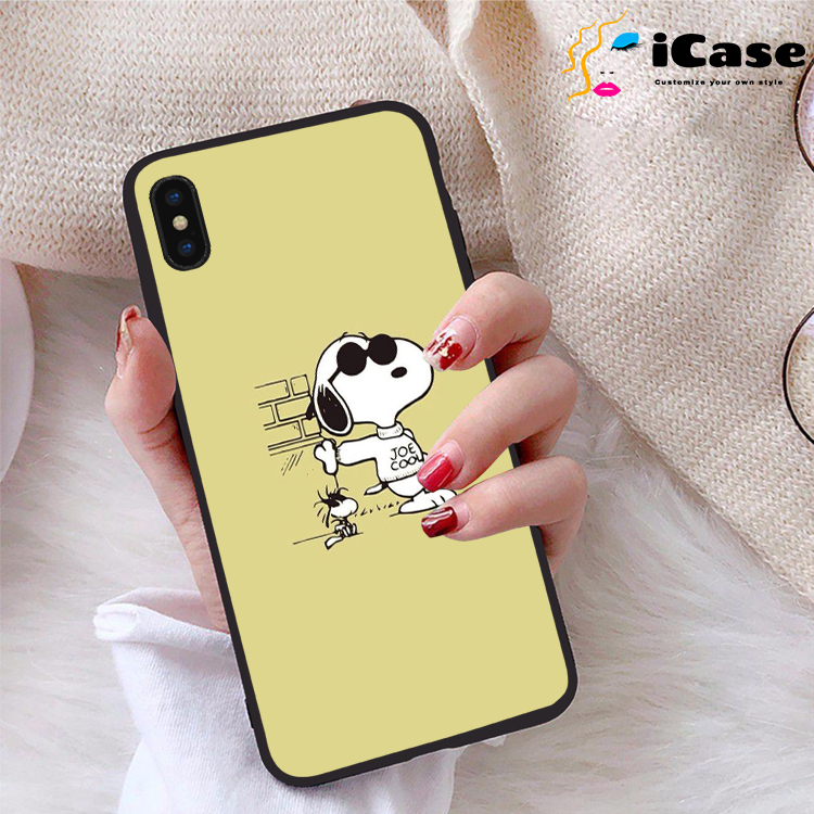 Ốp lưng iphone xs max viền dẻo tpu bst snopy