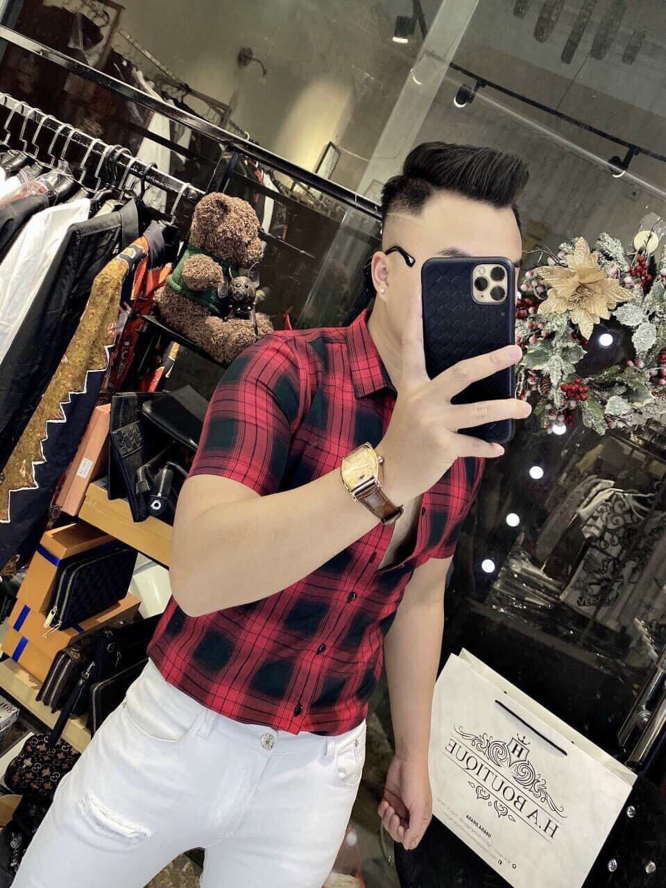 ÁO SƠ MI CARO NGẮN TAY NAM CỰC ĐẸP , HOT HOT , DÀNH CHO GIỚI TRẺ THỜI TRANG MỚI NHẤT HIỆN NAY