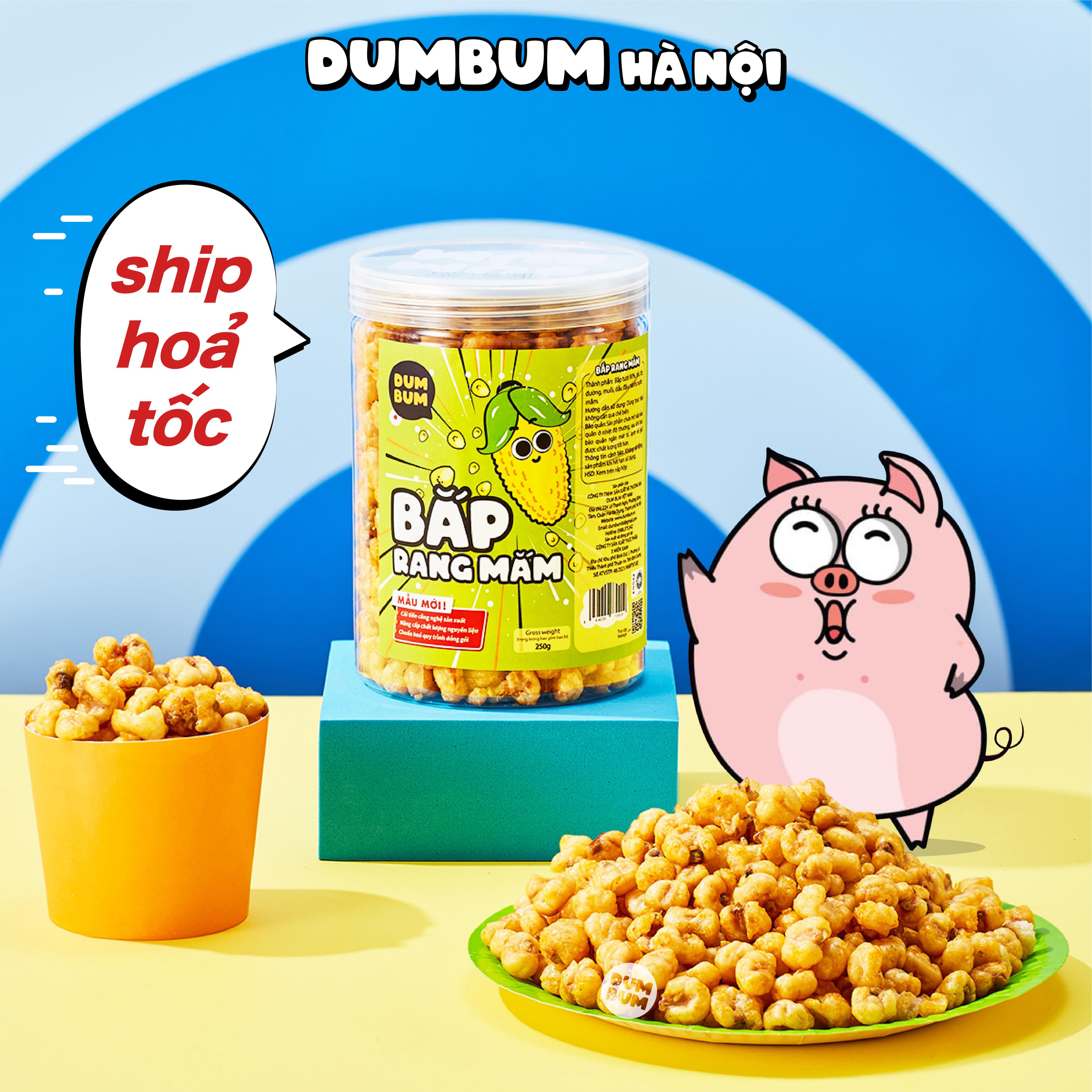 Ngô giòn, bắp xóc giòn mắm cay DumBum 250g đồ ăn vặt Hà Nội