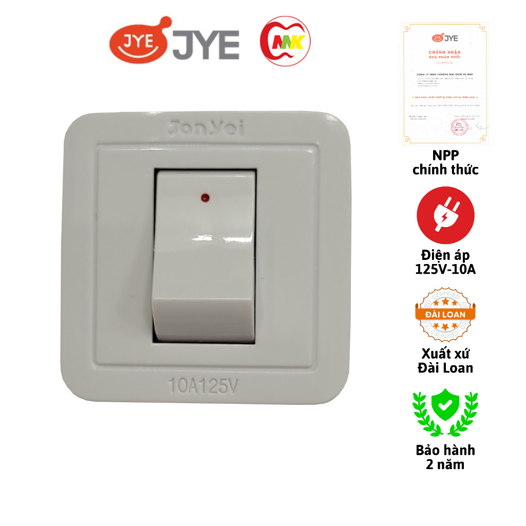 Công tắc đơn lắp nổi JY-5011 JYE