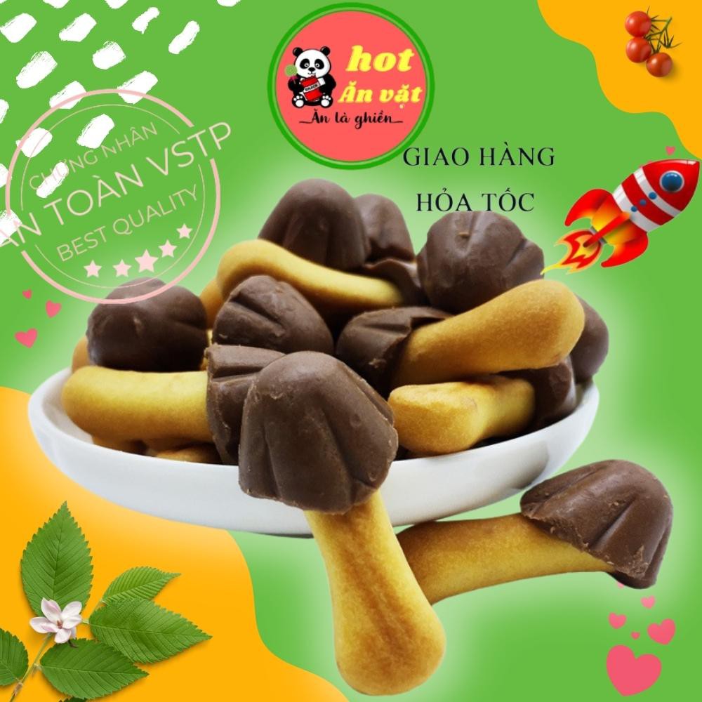 Bánh quy Coulee nấm Orion 48g Hộp đậu đỏ hương sữa sô cô la Bánh quy hương vị nấm Mushroom Power Đồ ăn nhẹ cho trẻ em