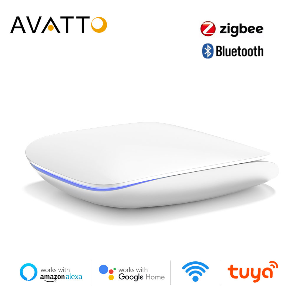 Avatto tuya cổng ZigBee Gateway/cổng thông minh Bluetooth cổng đa Model 2 trong 1 bộ điều khiển từ xa không dây cầu gia đình thông minh hoạt động với Alexa Google Home