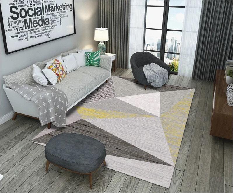 Thảm trải trang trí - Trải phòng khách và sofa Phong Cách hiện đại Châu âu 1m6x2m3