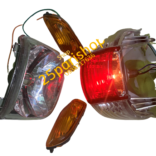 Pha đèn trước kèm xin nhan xe Wave Thái 110 -Wave alpha LOẠI 1 hàng cao cấp