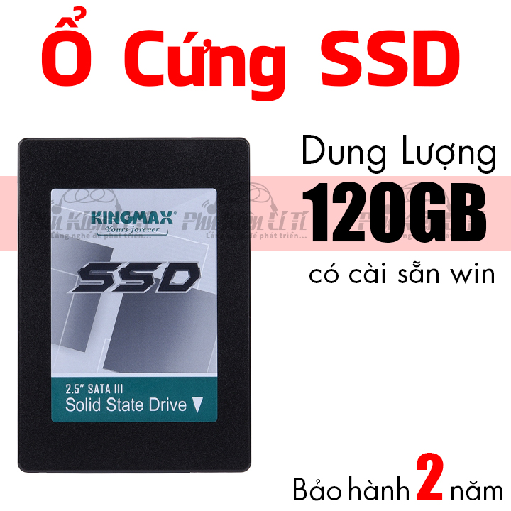 [HCM]Ổ cứng máy tính SSD 120GB Kingmax Bảo Hành 2 Năm