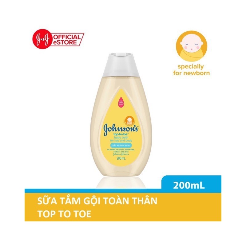 [KH combo 2 chai Sữa tắm gội toàn thân Jonsonbaby