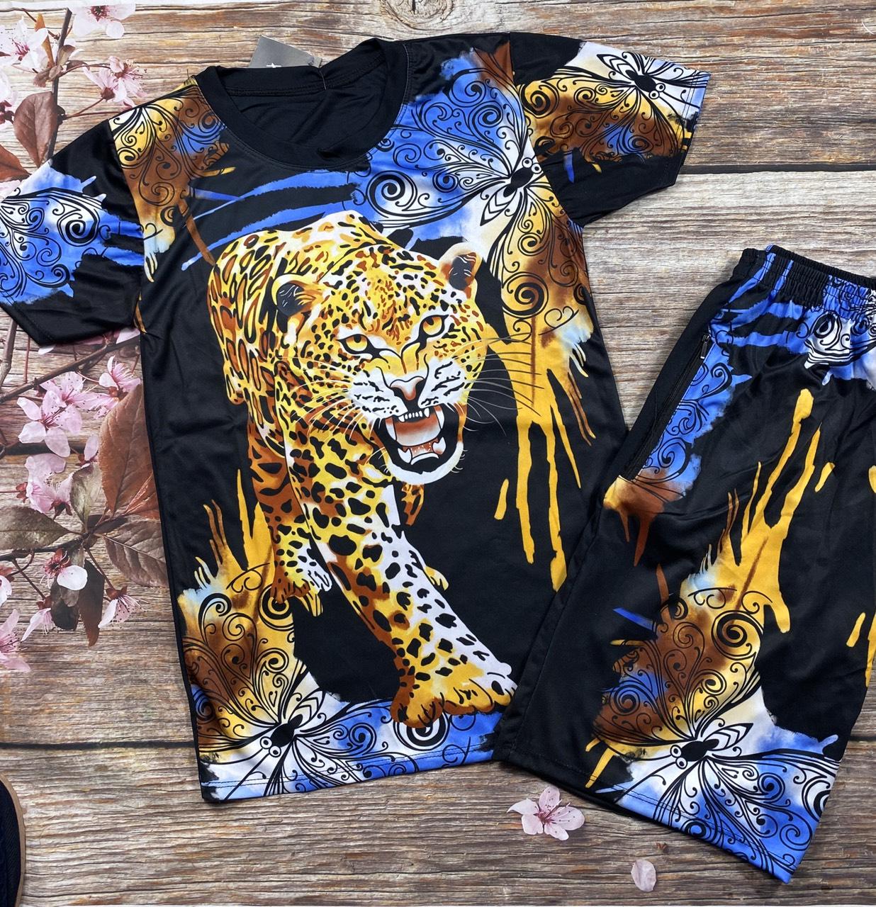 Bộ Hè Nam, Bộ Thun Nam Cộc Tay In Hình Hổ 3D Siêu Đẹp - Chất Liệu Thun Lạnh Cao Cấp - BN14