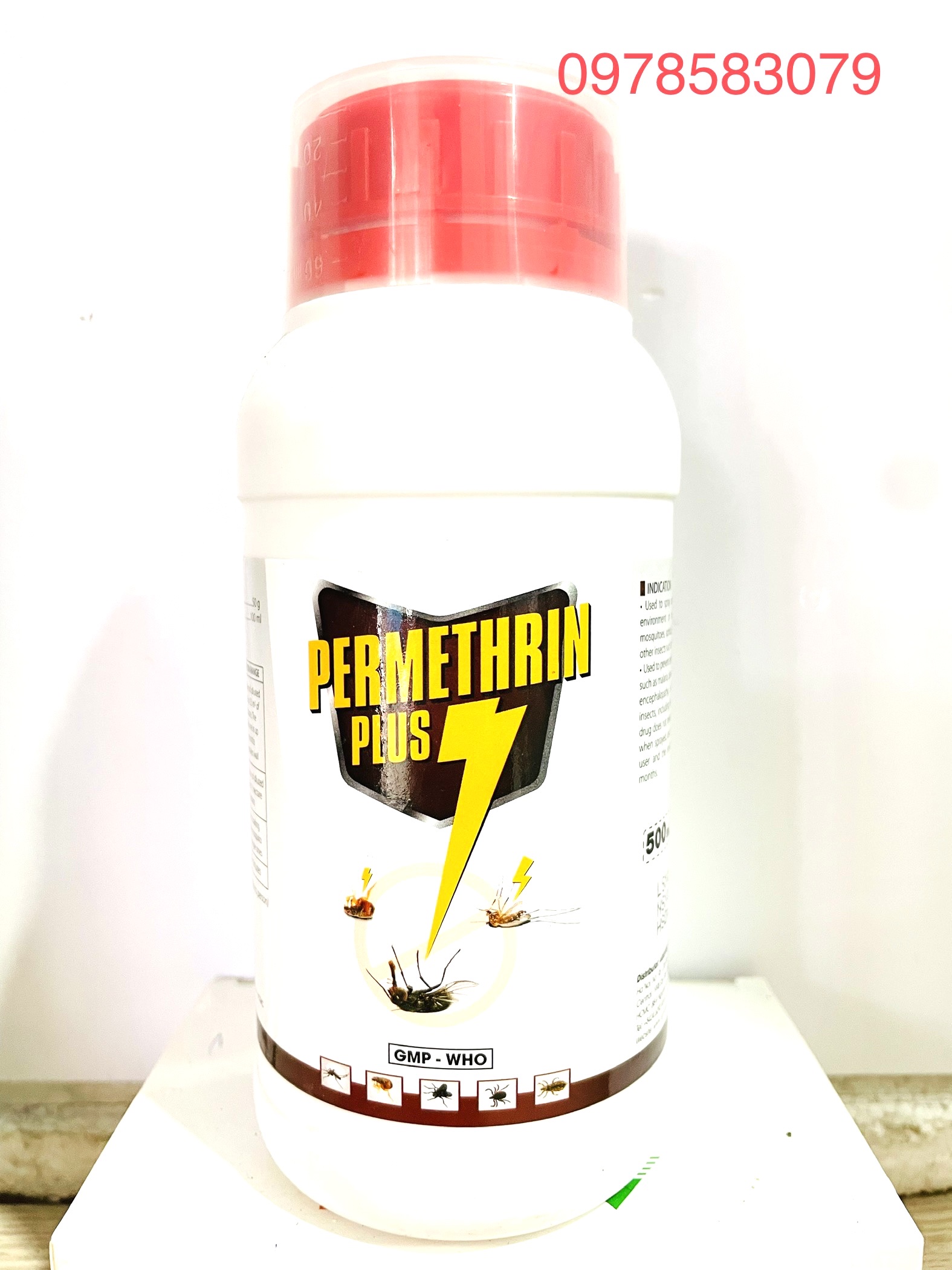 Permethrin Plus(500ml) Ruồi, muỗi, kiến gián, mạt, mò, mòng, bọ chét