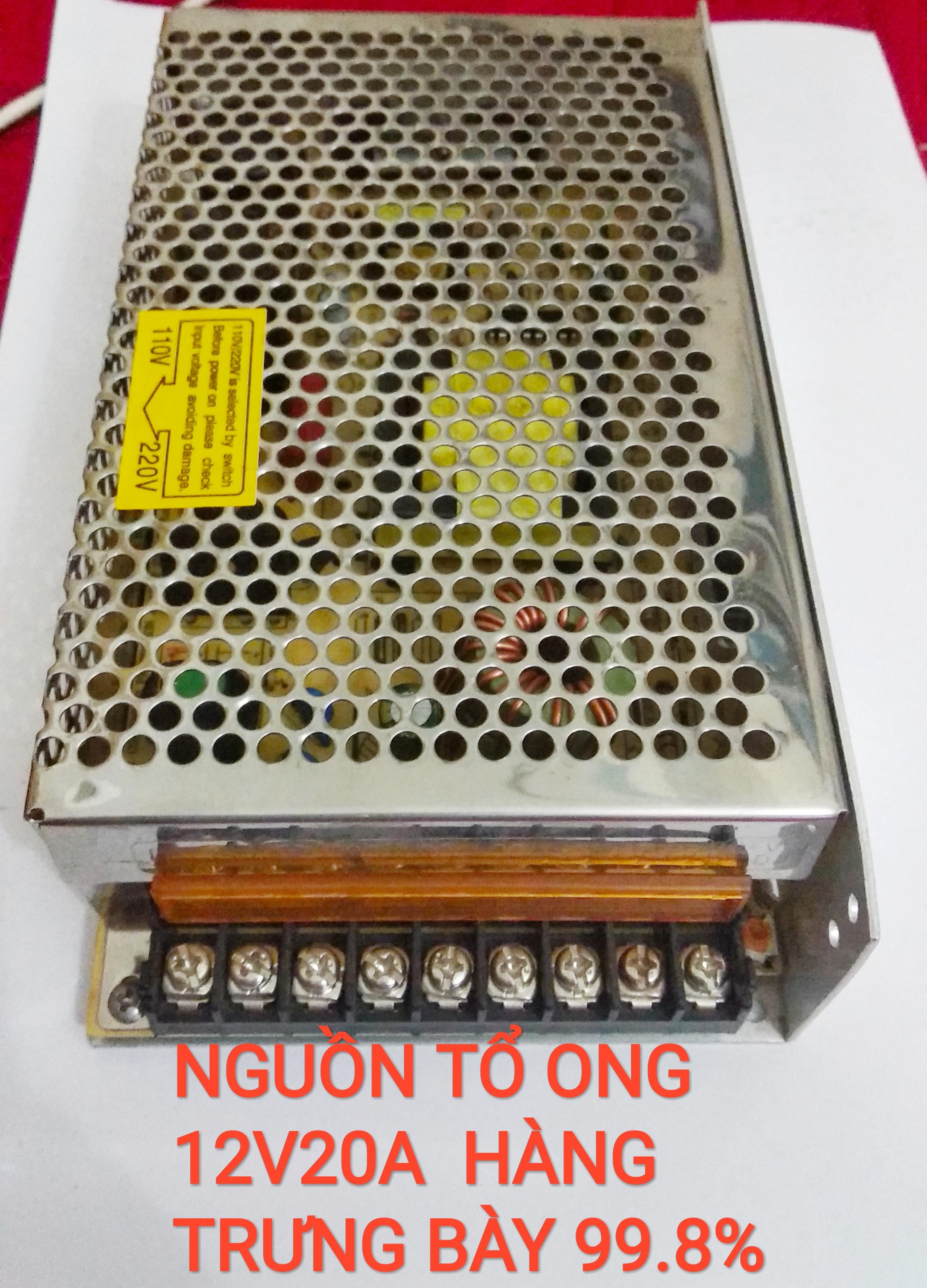 NGUỒN TỔ ONG 12V 20A hàng cũ đẹp 95%