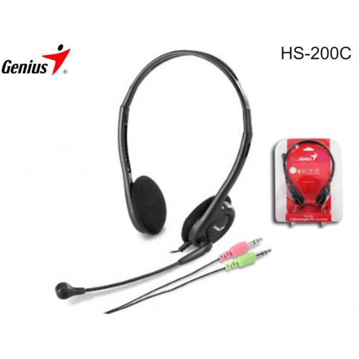 Tai nghe có dây genius hs-200c - hàng chính hãng