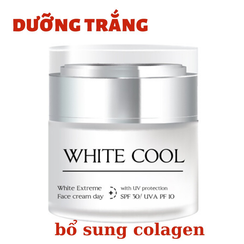 Kem dưỡng trắng da naga white cool 30gr 100gr dưỡng trắng dưỡng ẩm ngừa mụn ngừa nám